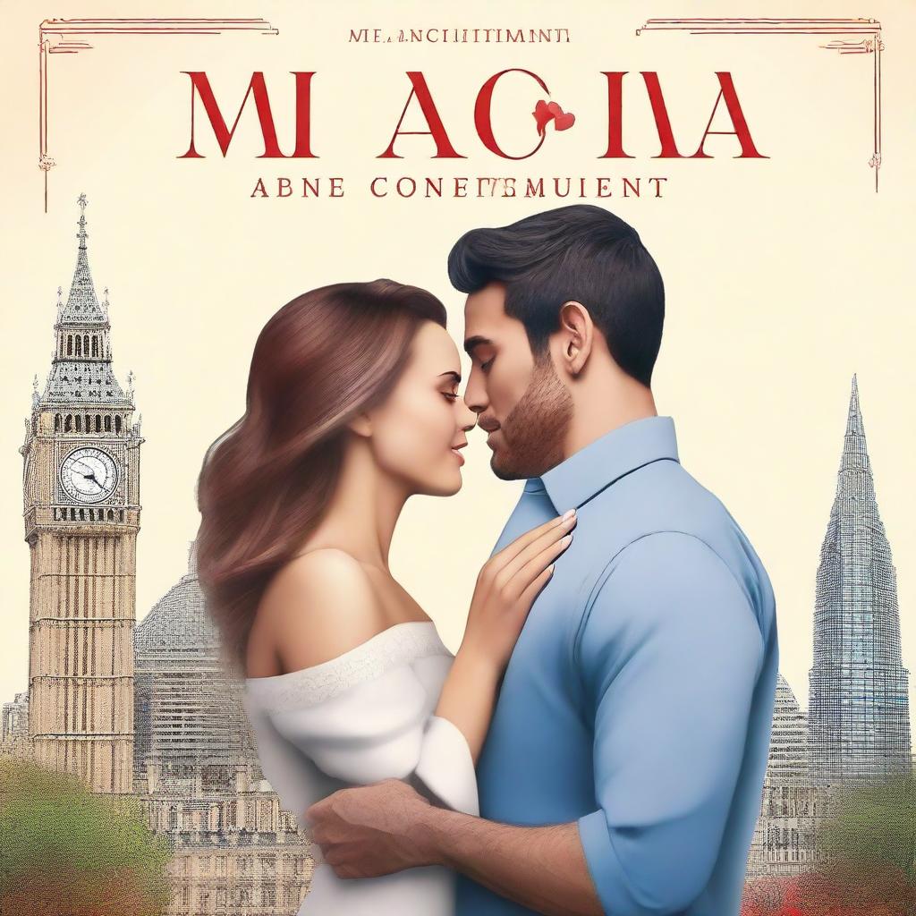 Create a book cover for a love and sex story titled 'Más Allá del Conocimiento