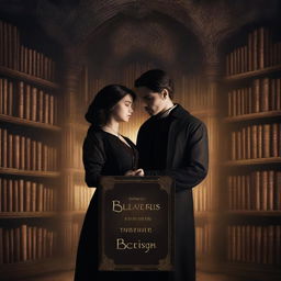 A dark romance story titled 'The Books That Bind Us'