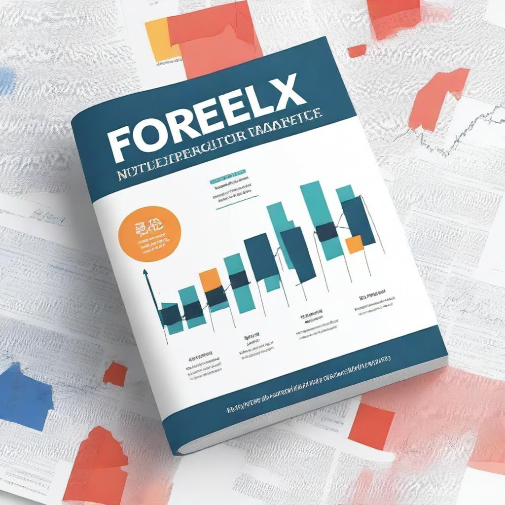 A detailed and visually appealing guide to Forex trading, featuring charts, graphs, currency symbols, and step-by-step instructions