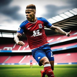 Create an image of James Tavernier, the professional footballer