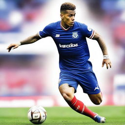 Create an image of James Tavernier, the professional footballer