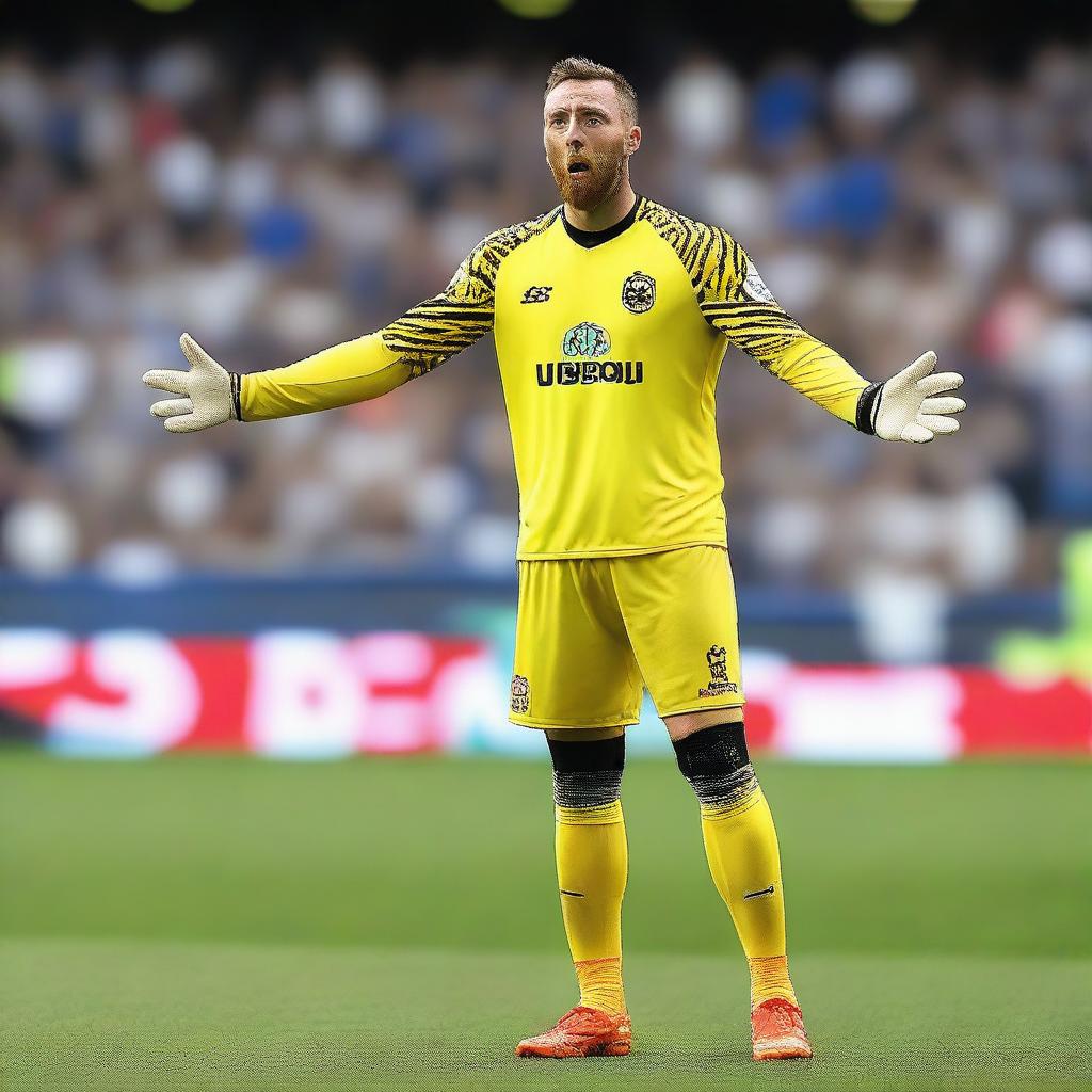 Create an image of Allan McGregor, the professional footballer and goalkeeper