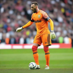 Create an image of Allan McGregor, the professional footballer and goalkeeper