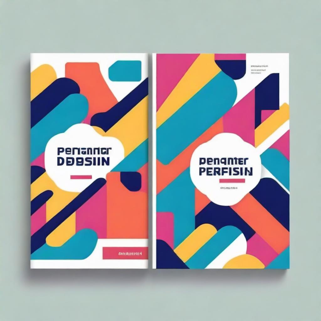 A vibrant and engaging cover for a book titled 'Pengantar Desain Grafis'