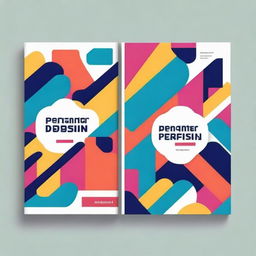 A vibrant and engaging cover for a book titled 'Pengantar Desain Grafis'