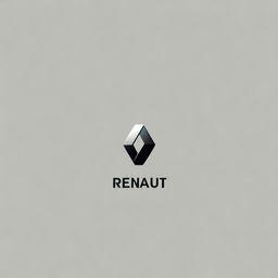 A detailed and high-resolution image of the Renault symbol, showcasing its sleek and modern design