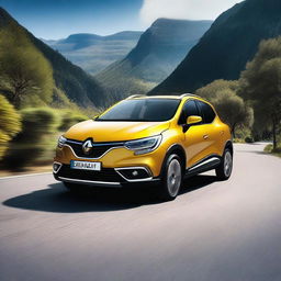 A high-resolution image of a Renault car with a 1