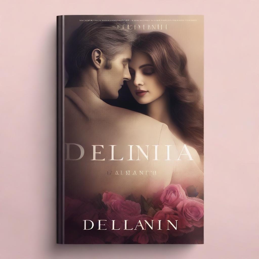 Create the cover of a novel titled 'Delania' that combines elements of action and organizations with a romantic undertone