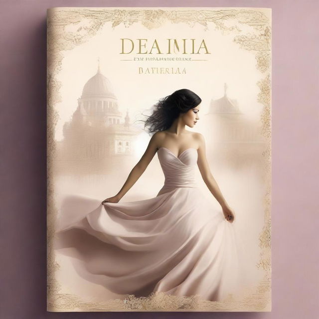 Create the cover of a novel titled 'Delania' that combines elements of action and organizations with a romantic undertone