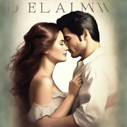 A novel cover for a book titled 'Delania' that expresses action and organizations, but also has a romantic undertone