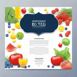 Create an innovative and formal cover page for a chemistry project titled 'Adulteration of Food'