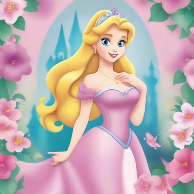 Create a beautiful notebook cover featuring a Disney princess