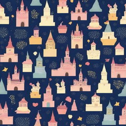 Create a Disney-themed notebook cover background