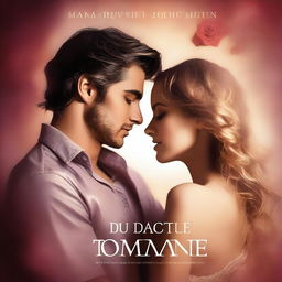 Create a book cover for a romantic erotic novel titled 'Dulcet Tomes'