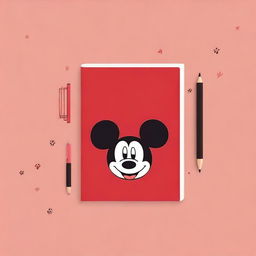 Create a simple Disney-themed backdrop for a notebook