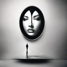 Create an image that represents the concept of self-awareness