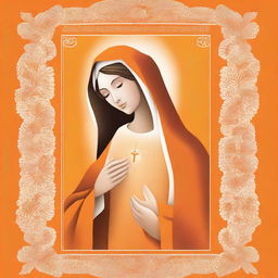 A cover for a booklet featuring the image of Mary from the book 'True Devotion to the Blessed Virgin'