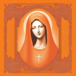 A cover for a booklet featuring the image of Mary from the book 'True Devotion to the Blessed Virgin'