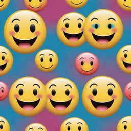 A digital collage of four emoji faces, specifically three grinning faces with sweat and one face with tears of joy, in a pop-art style.