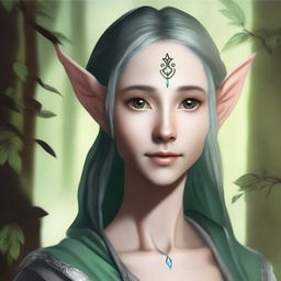 Create an image of a semi-elf character