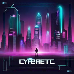 Design a movie poster for a sci-fi movie titled 'The Cybernetic Conspiracy'