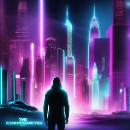 Create a movie poster for a sci-fi movie titled 'The Cybernetic Conspiracy'