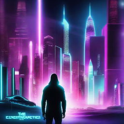 Create a movie poster for a sci-fi movie titled 'The Cybernetic Conspiracy'