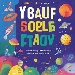 A colourful and interesting science book cover for year 5 primary students