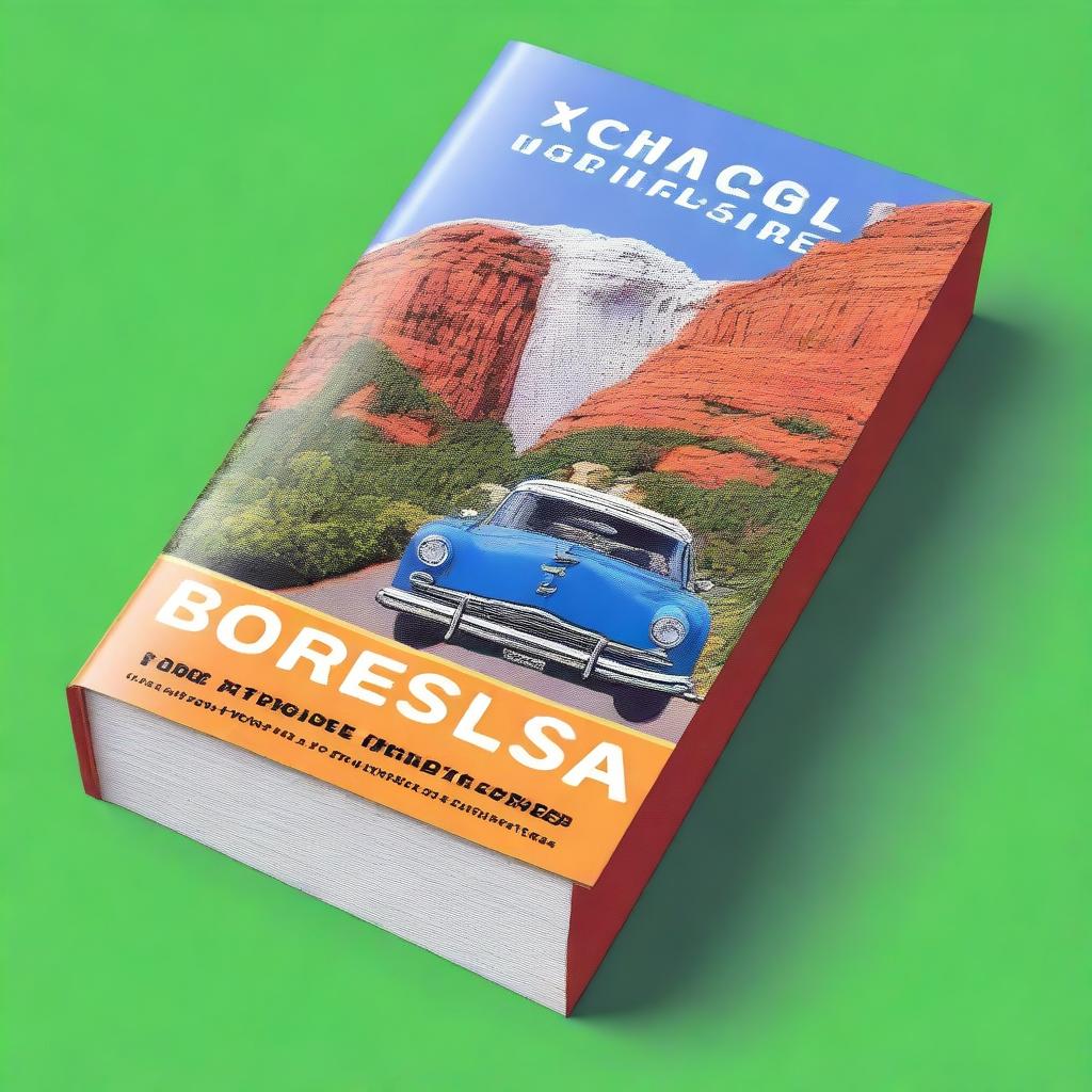 A realistic image of a paperback book with size and proportions typical for travel guides