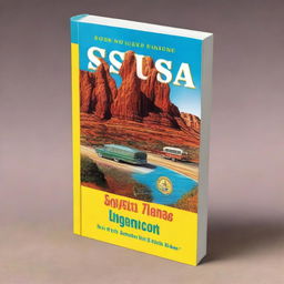 A realistic image of a paperback book with size and proportions typical for travel guides