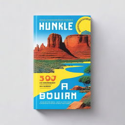 A realistic image of a paperback book with size and proportions typical for travel guides