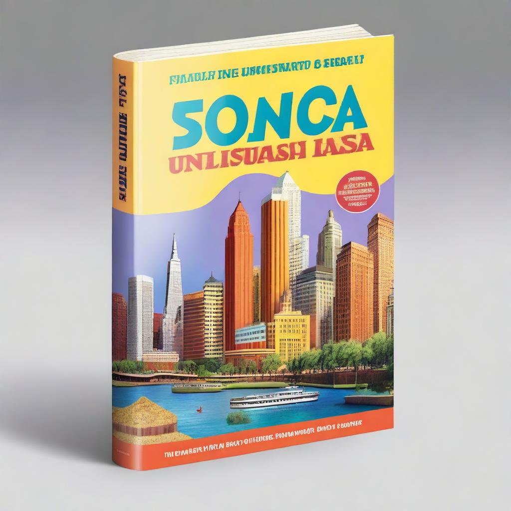 A realistic image of a paperback book with size and proportions typical for travel guides