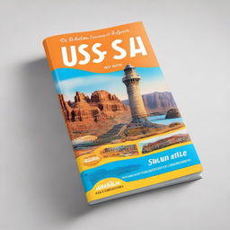 A realistic image of a paperback book with size and proportions typical for travel guides