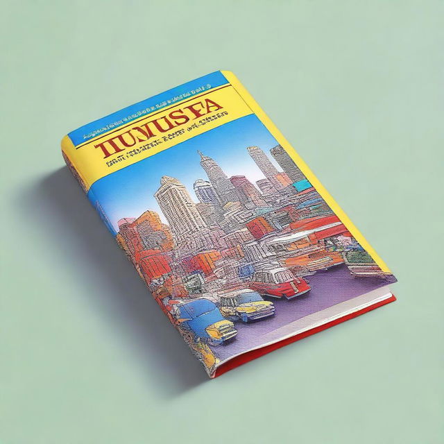 A realistic image of a paperback book with size and proportions typical for travel guides