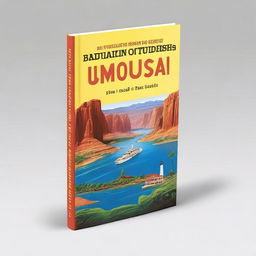 A realistic image of a paperback book with size and proportions typical for travel guides