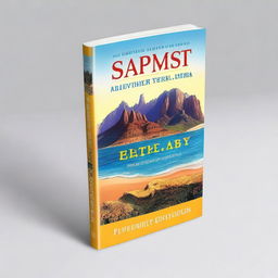 A realistic image of a paperback book with size and proportions typical for travel guides