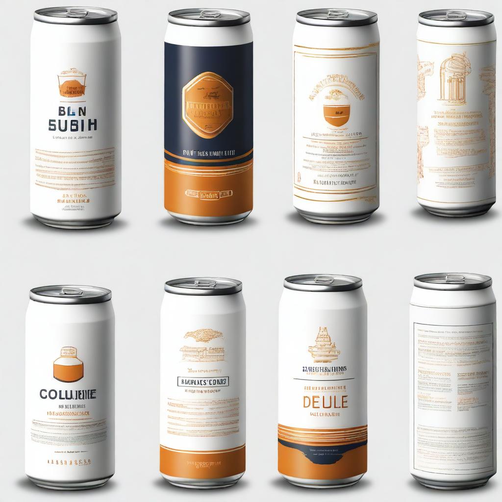 Design a beer can that represents specialists in consulting