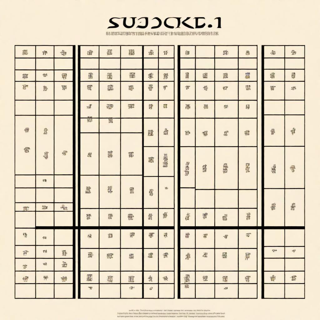 Create an image of a Sudoku puzzle grid