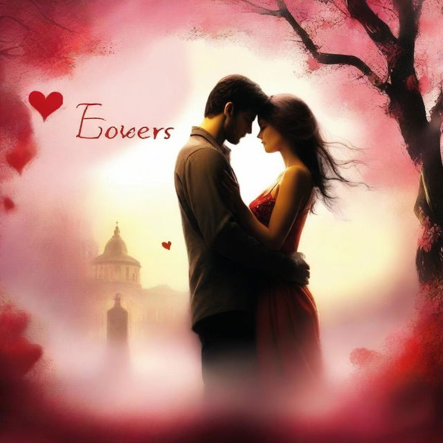 Create a book cover titled 'Lovers'