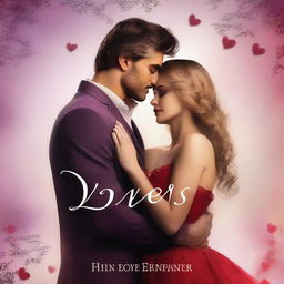 Create a book cover titled 'Lovers'