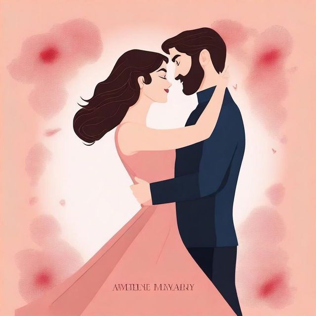 Create a book cover in an animation style titled 'Lovers'