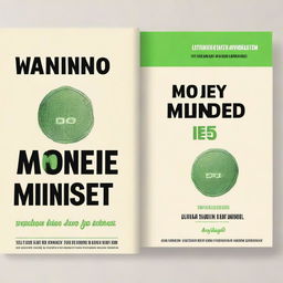 Create a book cover for a book titled 'A Money Mindset'