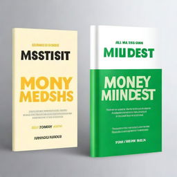 Create a book cover for a book titled 'A Money Mindset'