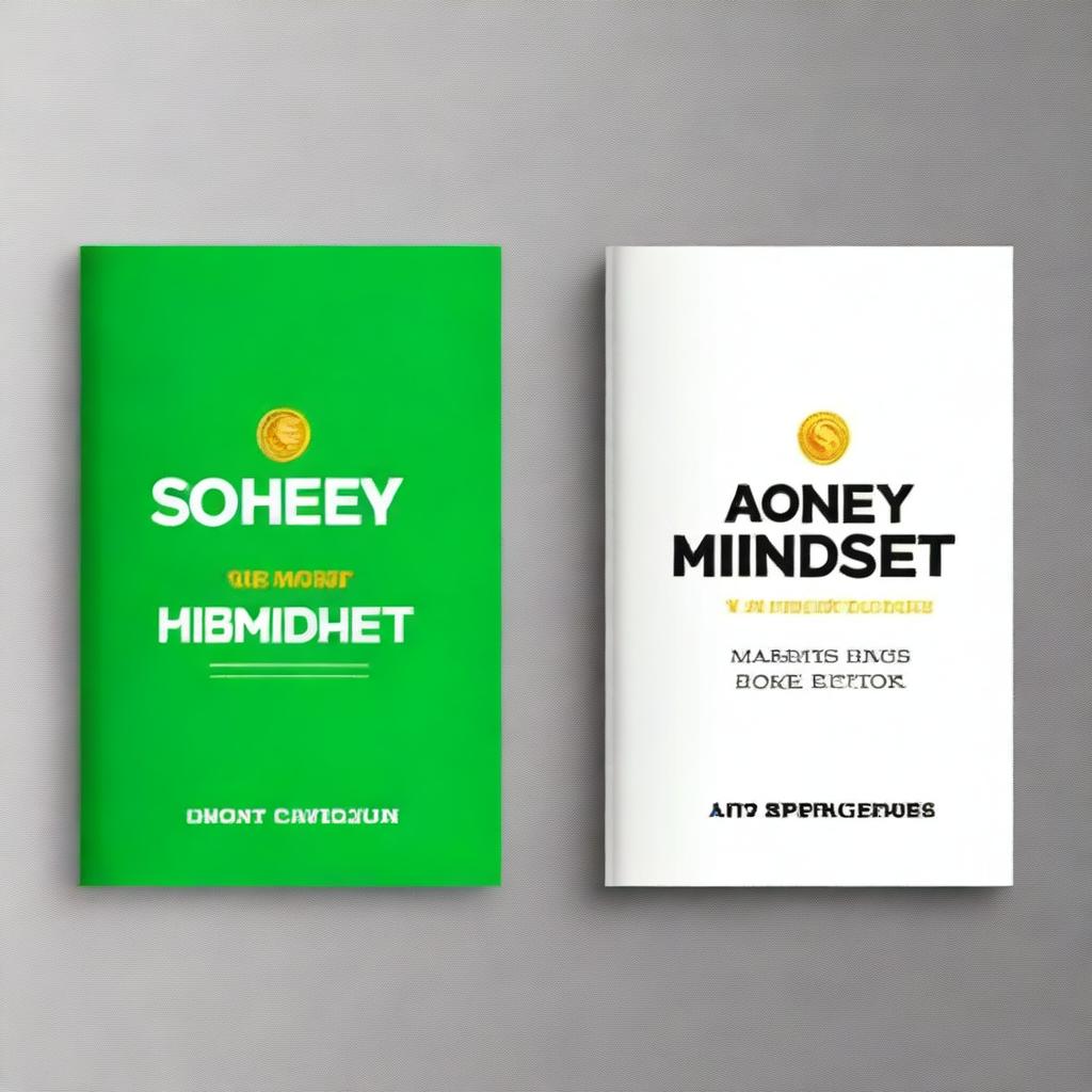 Create a book cover for a book titled 'A Money Mindset'