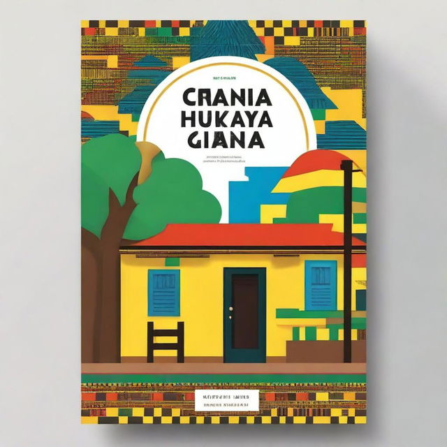 Create a book cover representing the housing profile of Ghana