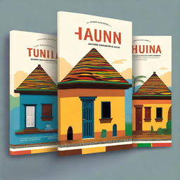 Create a book cover representing the housing profile of Ghana