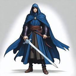 A male Kender from Dragonlance, dressed as a warlock