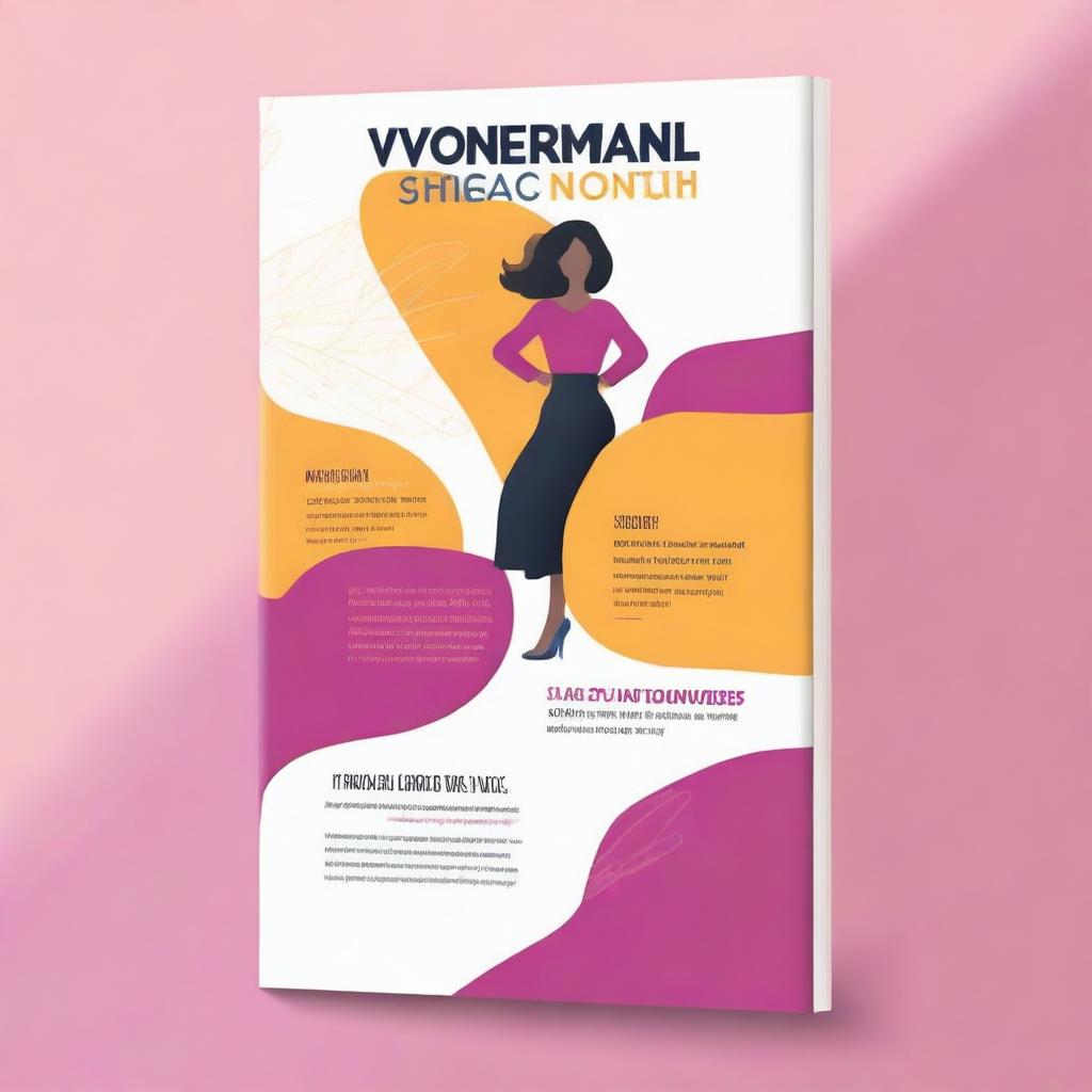 Create a back cover for a book aimed at women on how to earn money