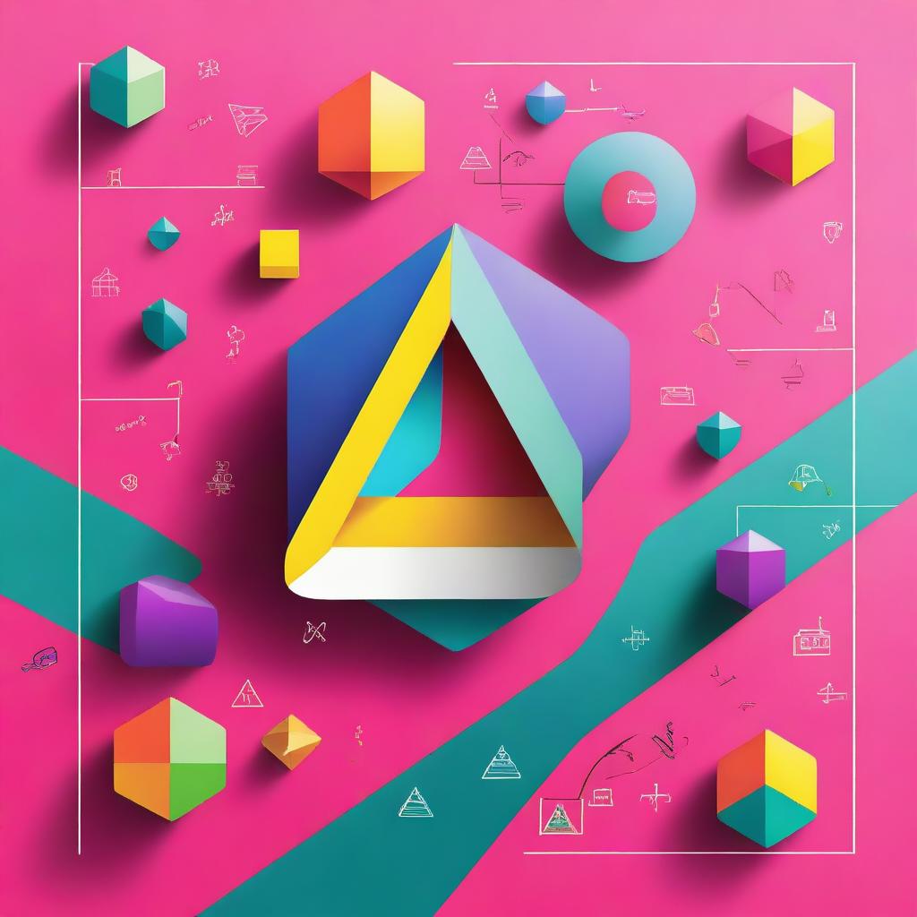 A detailed and colorful book cover for a book titled 'Libro de Álgebra'