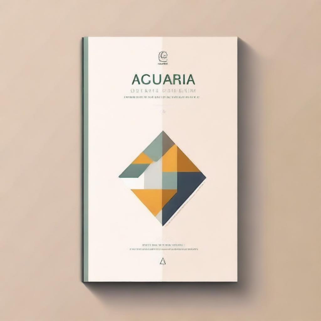 A sophisticated and professional book cover for a university-level algebra textbook